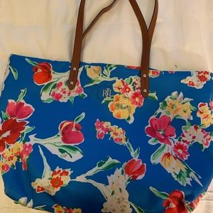 Ralph Lauren floral tote